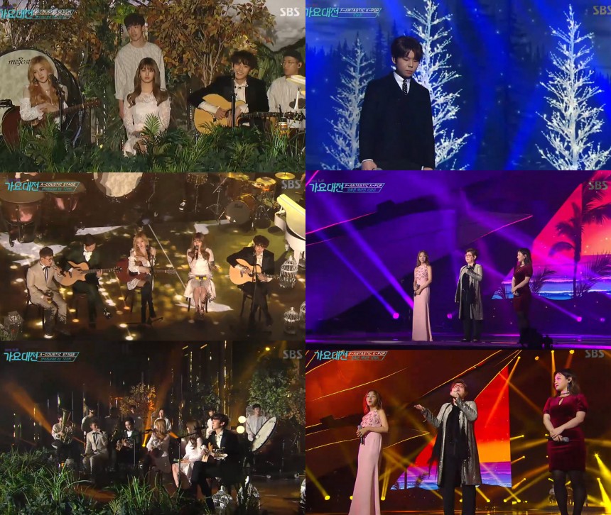 ‘2016 SBS 가요대전’ 출연진 / ‘2016 SBS 가요대전’ 화면 캡처