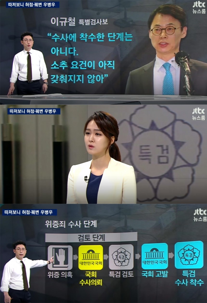 ‘뉴스룸’ 오대영-안나경 / JTBC ‘뉴스룸’ 방송 캡처