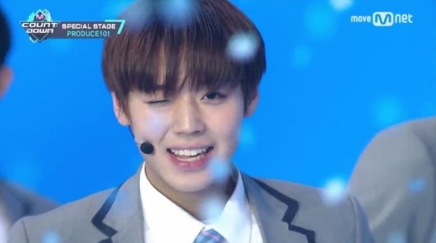 프로듀스 101 시즌2 박지훈 / Mnet 프로듀스 101 시즌2 방송캡처