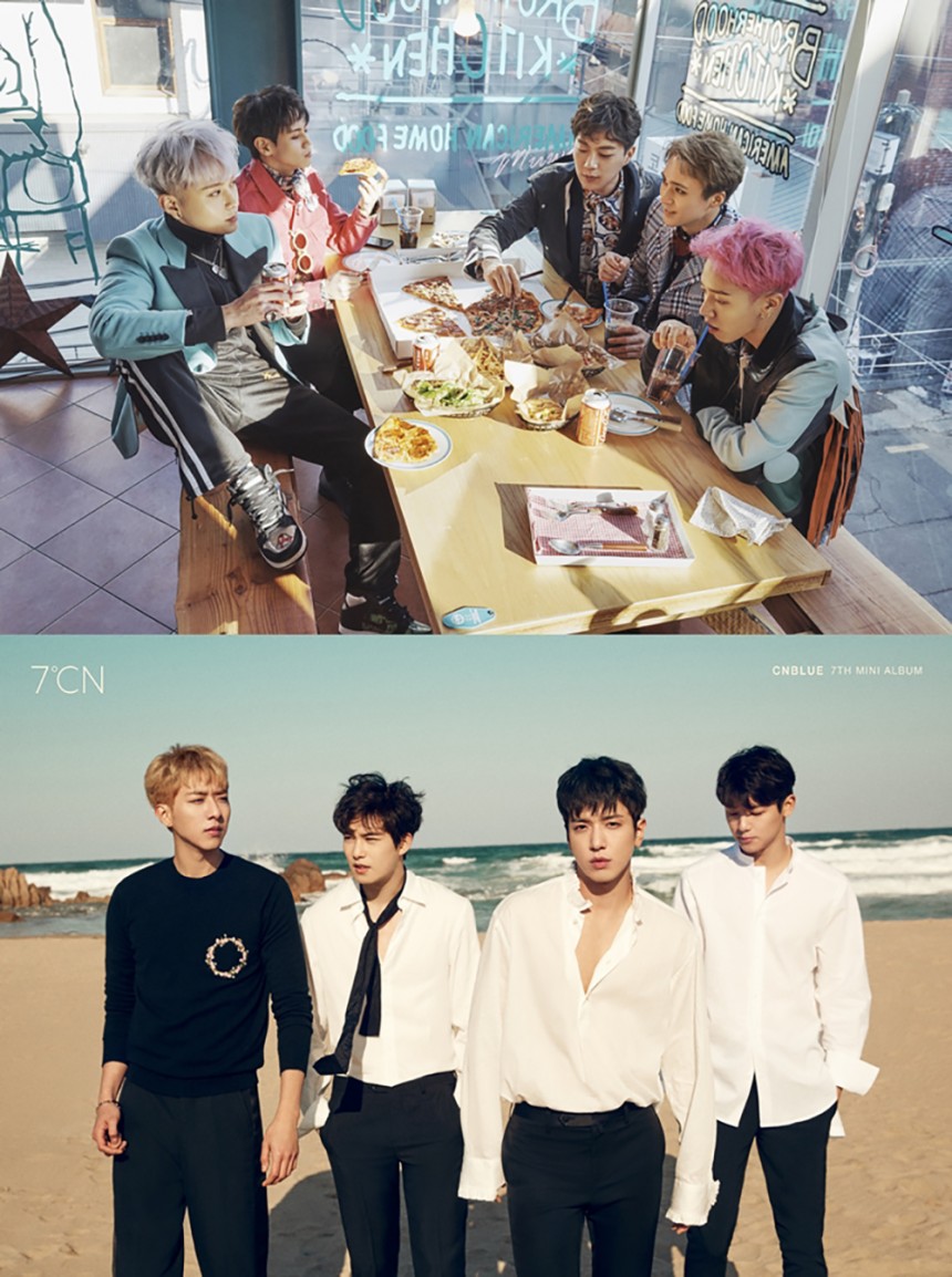 Mnet ‘엠카운트다운’에서 컴백 무대를 선보이는 하이라이트(HIGHLIGHT)·씨엔블루(CNBLUE) / Mnet