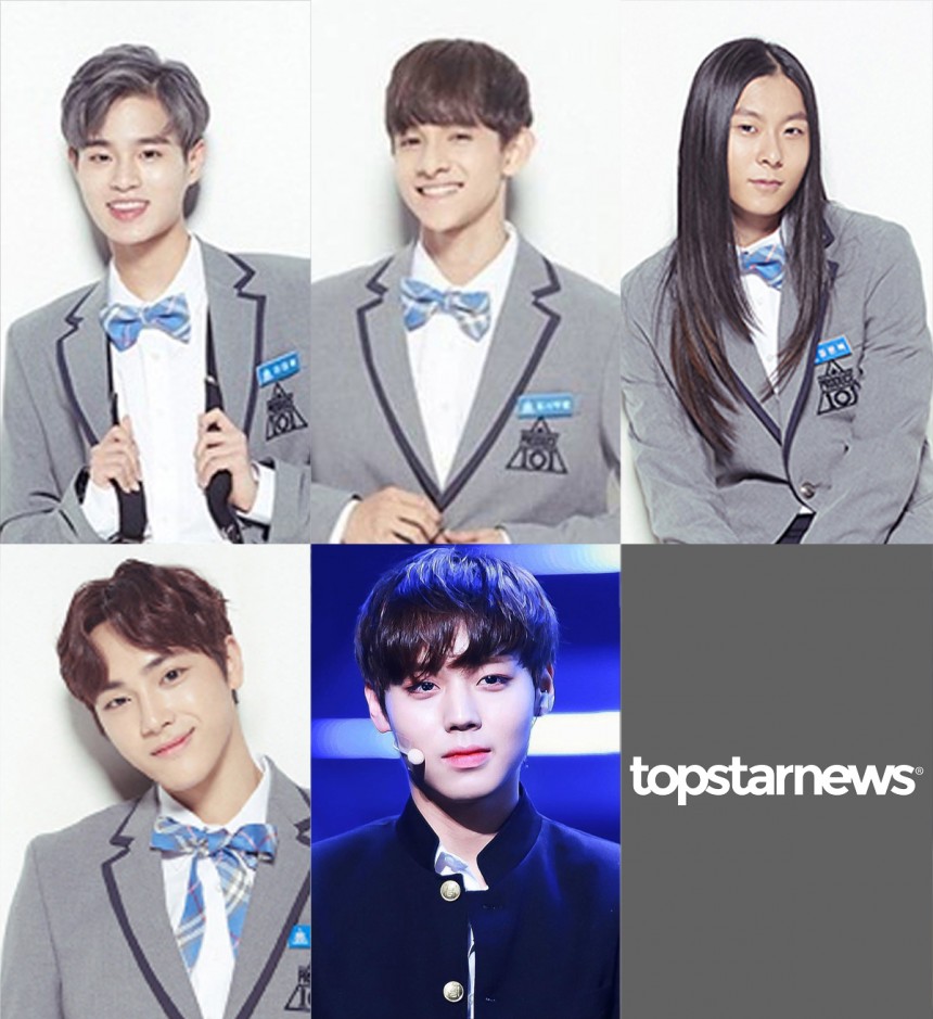 프로듀스 101 시즌2, ‘이대휘-김사무엘-장문복-주학년-박지훈’ / Mnet