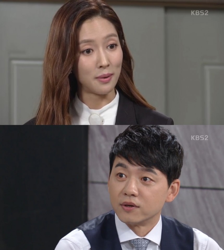‘다시, 첫사랑’ 왕빛나-김승수/KBS 2TV ‘다시, 첫사랑’ 방송 캡처