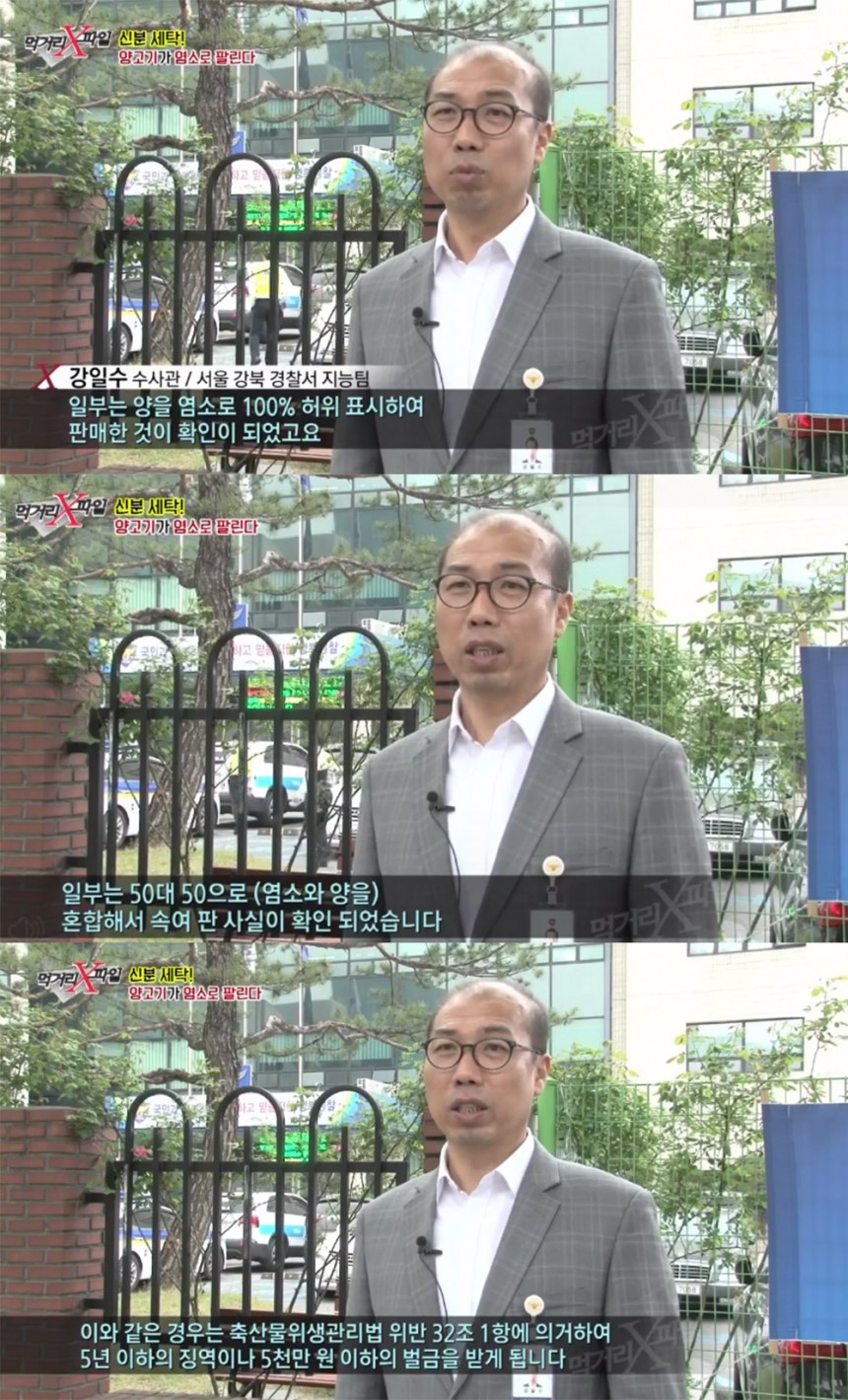 ‘먹거리 X파일’ 강일수 수사관 / 채널 A ‘먹거리 X파일’ 방송 캡처