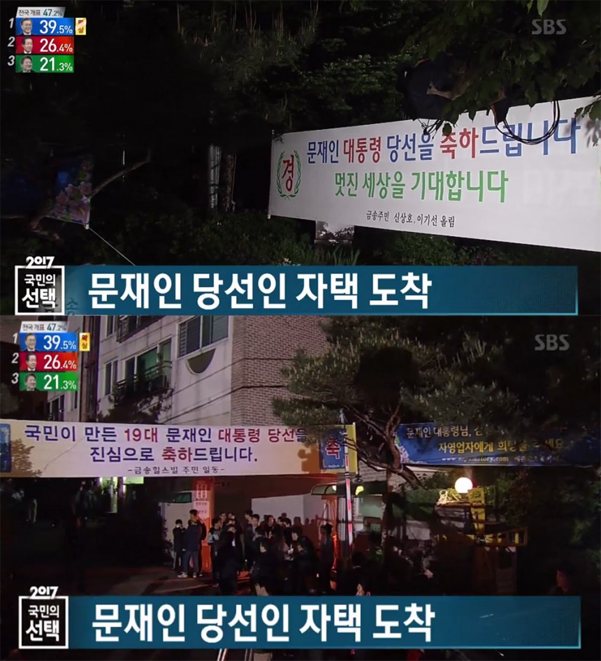 ‘2017 국민의 선택’ 방송 화면 / SBS ‘2017 국민의 선택’ 방송 캡처