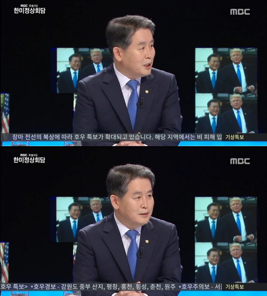 ‘MBC특별대담’ 김경협 / ‘MBC특별대담’ 방송 화면 캡처