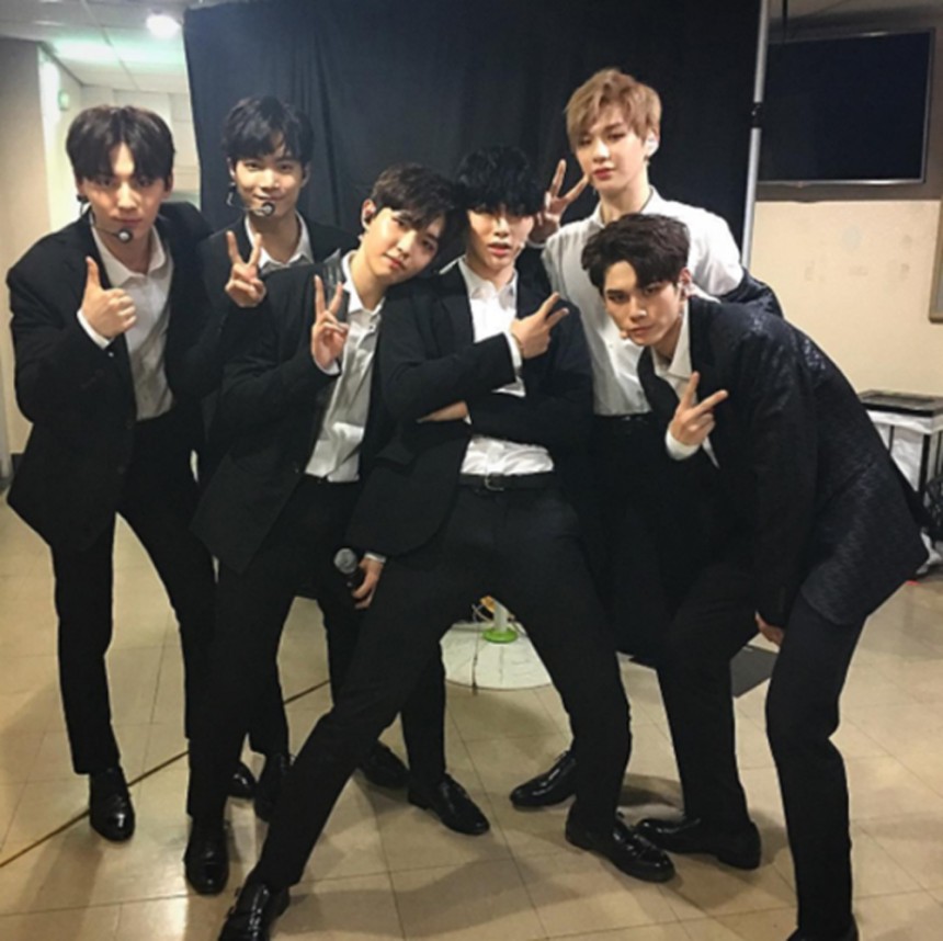 강다니엘·옹성우·권현빈·김재환·김종현·황민현 / 권현빈 인스타그램