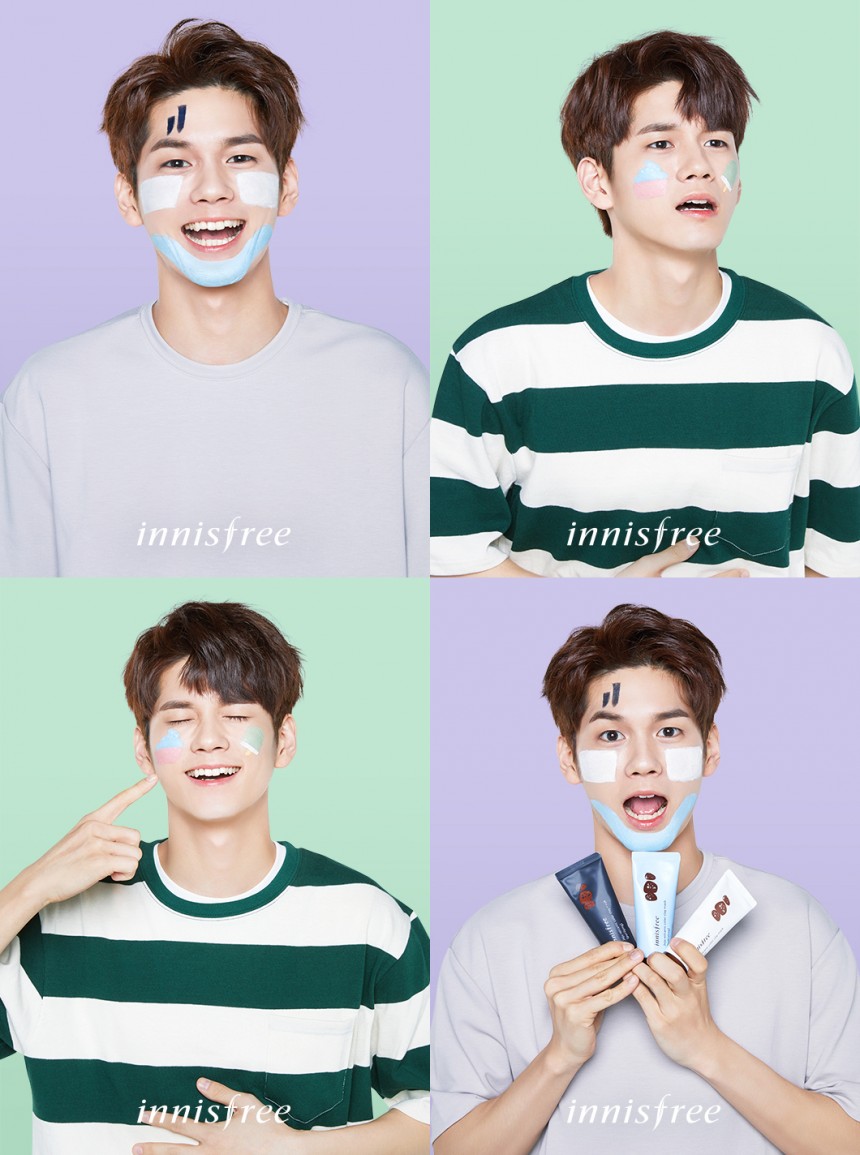 옹성우 / 이니스프리 홈페이지