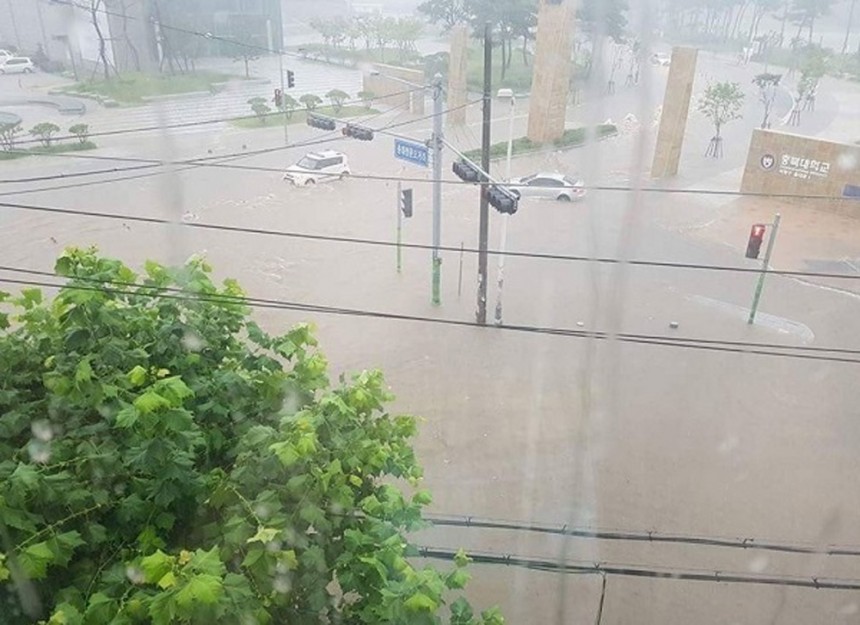 청주 폭우 / 트위터