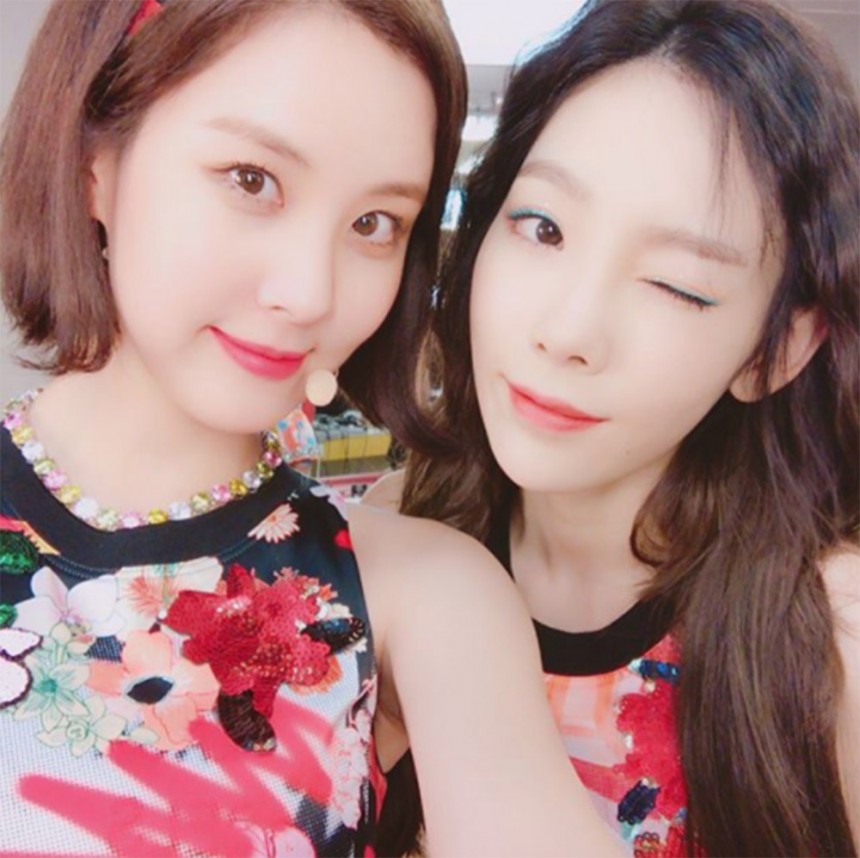소녀시대 서현-태연 / 소녀시대 태연 인스타그램