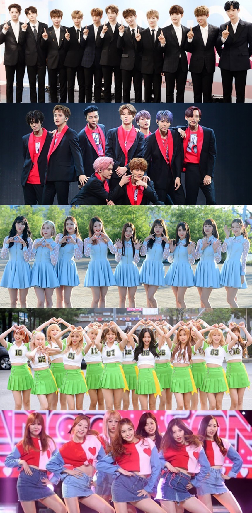 워너원(Wanna One)·NCT127·다이아(DIA)·우주소녀(WJSN) / E&P컴퍼니