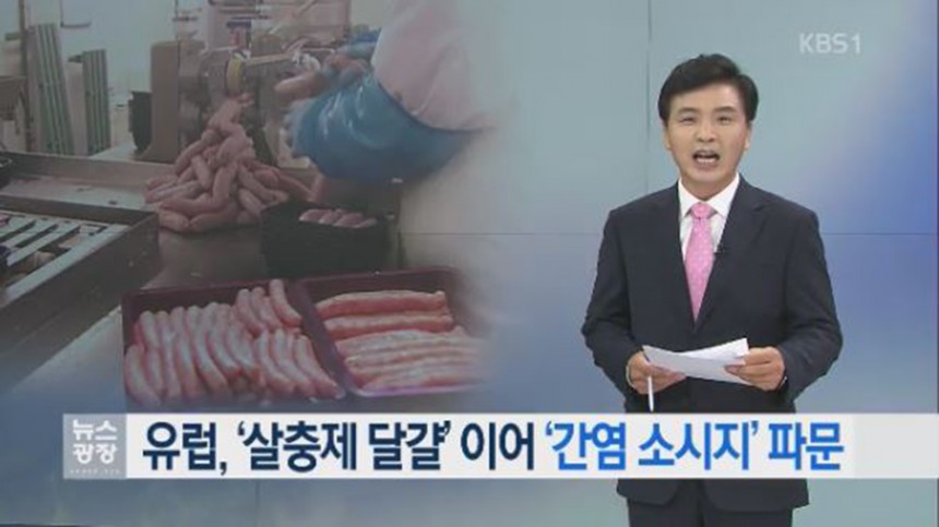 간염 소시지 / KBS1 뉴스 방송 캡처