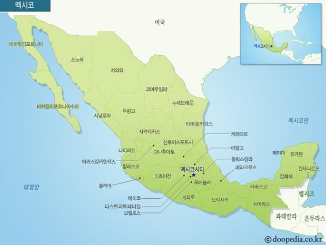 멕시코 지도/두피디아