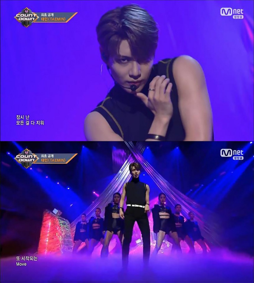 ‘엠카운트다운’ 태민 / Mnet ‘엠카운트다운’ 방송 캡처