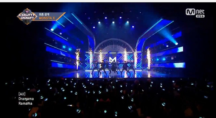 몬스터엑스 / Mnet ‘엠카운트다운’ 방송 캡처