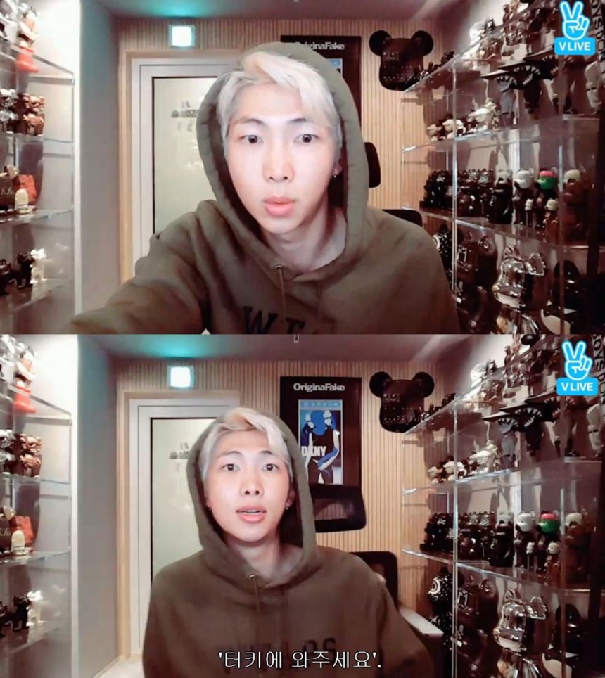 방탄소년단 공식 ‘V LIVE’ 영상캡처