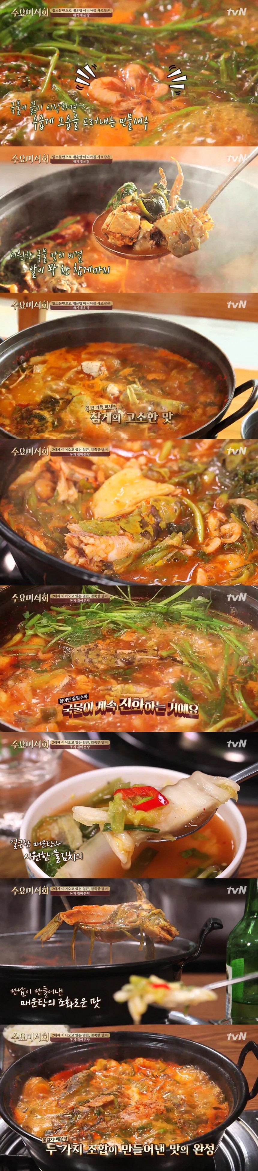 ‘수요미식회’ 매운탕 / tvN ‘수요미식회’ 방송 캡처