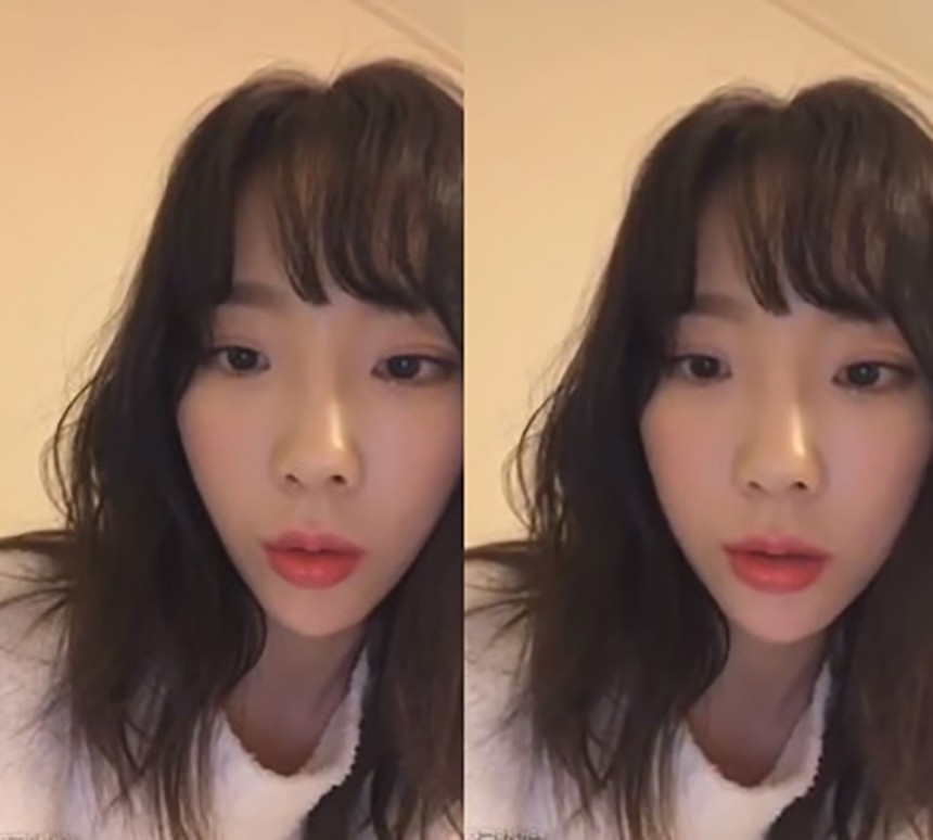 태연 인스타그램 라이브 영상