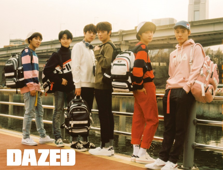 더보이즈(THE BOYZ) 신스틸러 화보 / 휠라(FILA)