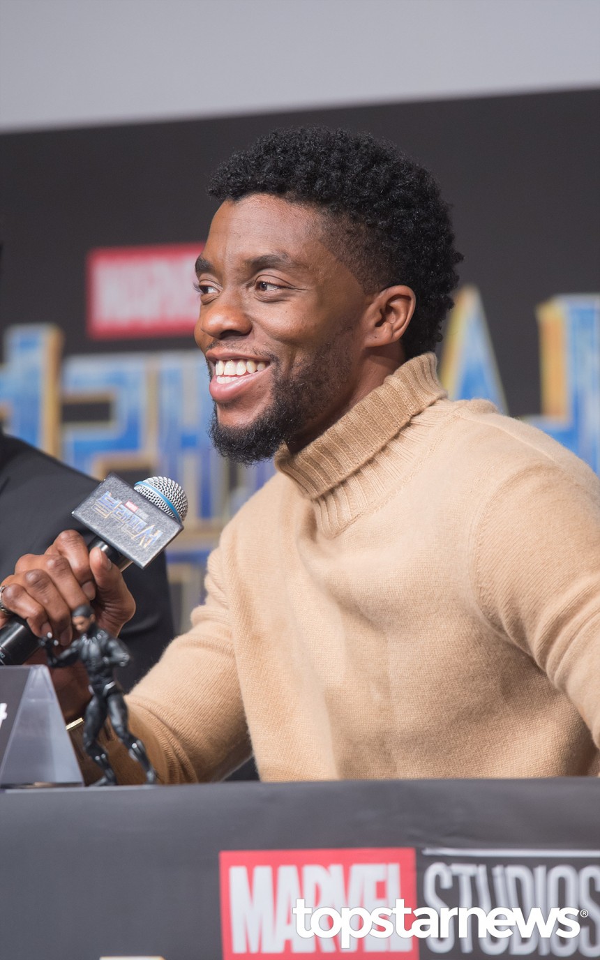 Hd포토] 채드윅 보스만 (Chadwick Boseman), '해피니스!' - 최시율 기자 - 톱스타뉴스