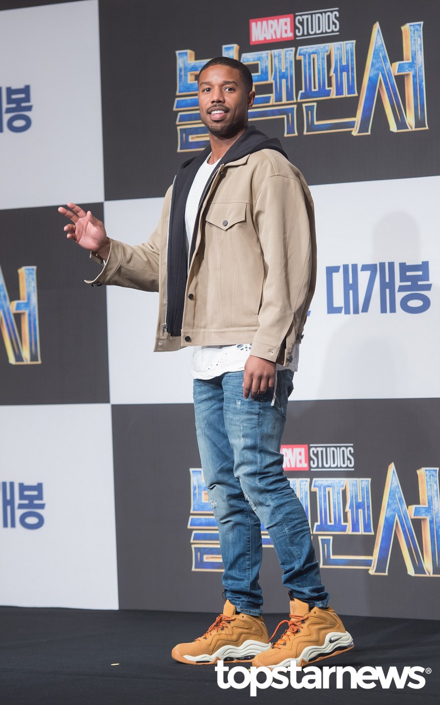 Hd포토] 마이클 B. 조던 (Michael B. Jordan), '길어도 너무 긴 기럭지' - 최시율 기자 - 톱스타뉴스