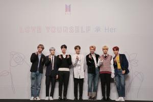 방탄소년단(BTS), LOVE YOURSELF 承 ‘Her’ 158만장 돌파 대기록 ‘독보적 음반킹’