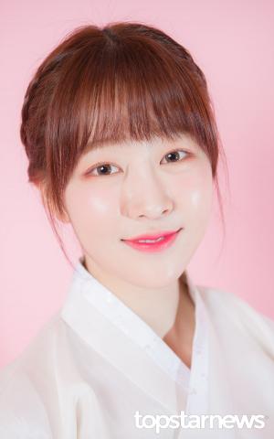 [HD포토] 라붐(LABOUM) 유정, ‘라떼 심쿵하게 만든 아이컨택’ (한복인터뷰)