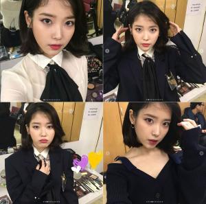 [근황] 아이유(IU), 눈부신 셀카 대공개..."가온차트 감사합니다"