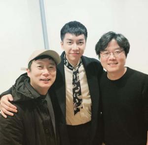 이승기, 이수근-나영석pd와 남다른 친분 과시…“촬영장 응원와준 원조요괴들”