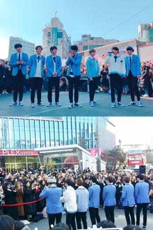 빅톤(VICTON), ‘버스킹 프로젝트’ 첫 번째 공연 大성공! 수많은 인파 몰려 ‘뜨거운 인기 입증’