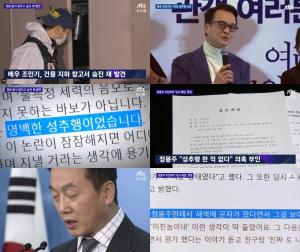 ‘뉴스룸’ 조민기 사망, 성추행 혐의로 경찰 소환 직전…‘정봉주는 성추행 반박’