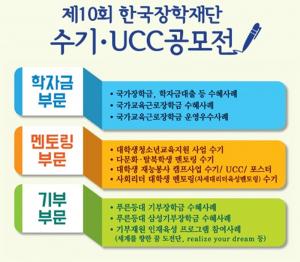 ‘한국장학재단’ 수기·UCC 공모전…접수방법 및 상금, 공모 부문은?