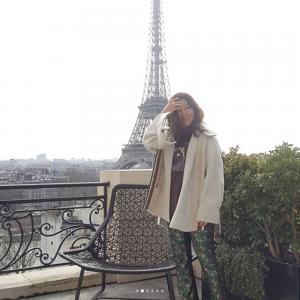‘발칙한 동거’ 한혜연, 프랑스 파리에서도 빛나는 패션 센스…‘그뤠잇’
