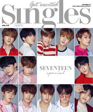 [화보] 세븐틴(Seventeen), ‘싱글즈’에서 13인 13색 매력 대공개…‘자체 제작 아이돌의 매력’