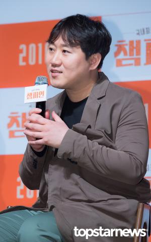 [HD포토] 김용완 감독, ‘관객수는 하늘의 뜻에 맡길게요’ (챔피언)