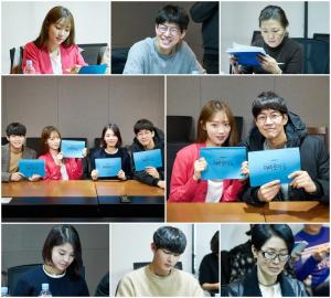 tvN ‘멈추고 싶은 순간:어바웃타임’ 이상윤-이성경-임세미-이서원, 대본 리딩 현장 공개