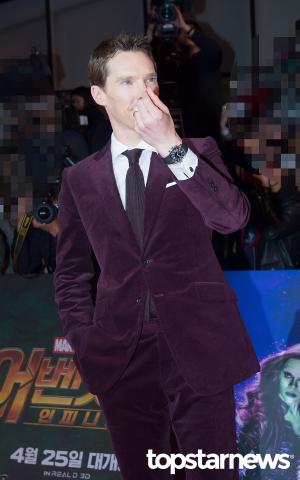 [HD포토] 베네딕트 컴버배치(Benedict Cumberbatch), ‘내 하트를 받거라’ (어벤져스 인피니티 워)