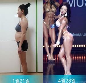 ‘머슬마니아 1위’ 최은주, 비포&에프터 사진 공개 #머슬여제 #부끄럽지만 공개합니다