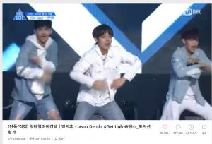 워너원 강다니엘-박지훈, ‘천만 직캠’ 겟 어글리 무대 새삼 화제 #프로듀스101시즌2