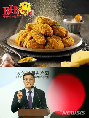 BHC본사, ‘치킨갑질’ 행세한 가맹사업법 위반 과징금 1억5천만원 선고…‘공정위’의 힘