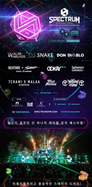 예스24, 2018 스펙트럼 댄스 뮤직 페스티벌 2차 티켓 오픈…내일(23일) 오후 4시 예매 시작