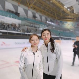 김연아X최다빈, 피겨 여왕과 함께한 피겨의 꽃…‘아름다운 투샷’