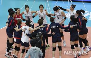 한국 여자배구, 이탈리아에 0-3으로 완패…5연승 무산