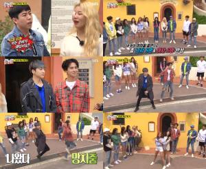 ‘런닝맨’ 위너 강승윤X송민호‘망치춤’ VS AOA 설현X혜정 ‘빙글뱅글’ 신곡 깜짝공개