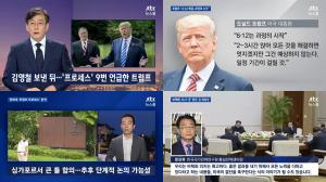 ‘JTBC 뉴스룸’ 美 트럼프 대통령, ‘프로세스’ 9번 언급해…‘북미회담 이후 추가 회담 시사?’