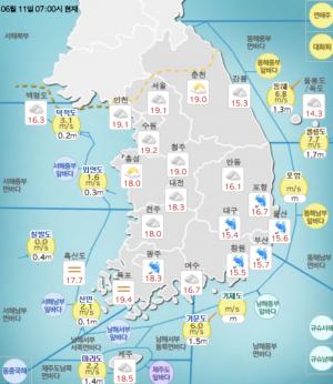[오늘날씨] 11일 전국 흐린 날씨…일부 지역에 비소식 있어-미세먼지 ‘좋음’ 