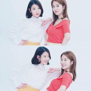 ‘선다방’ 유인나, 아이유와 함께 광고 촬영 현장에서…‘절친 케미’