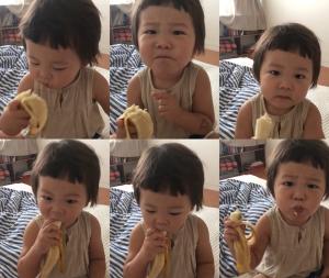 김나영 아들 최신우, 이번에는 바나나 먹방…‘귀여워서 심쿵’
