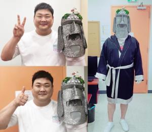 김준현, ‘복면가왕’에 복면가수 모아이로 출연해 눈길