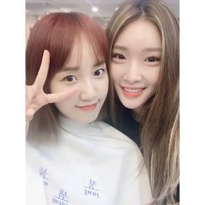 “샵에서 만남”…FNC 엔터테인먼트 박해윤 연습생 응원한 청하