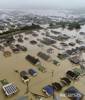 일본 폭우, 현재까지 피해액 530억엔(약 5290억원) 추정 中 확대될 가능성 높아…‘日 제2의 감귤 농사지 피해 커’